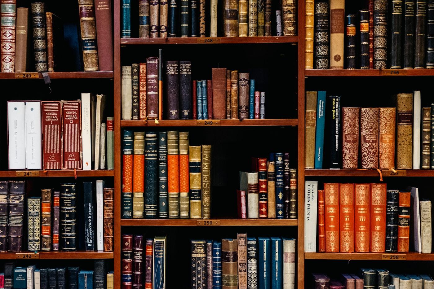 Academic library aisle representing sourced country research standards